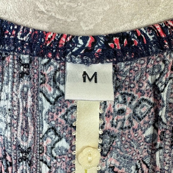 Uncle Frank Bell Sleeve Bohemian Dress Women M - Picture 2 of 6